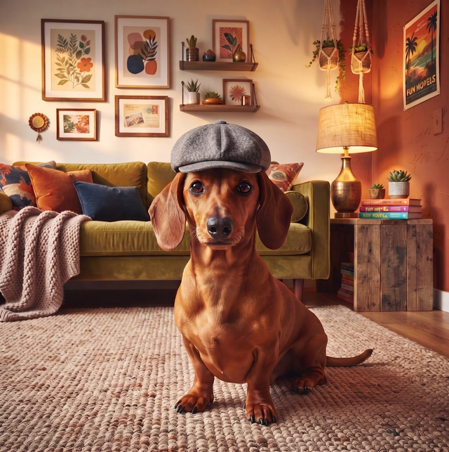 Vintage Gentleman Platte Pet