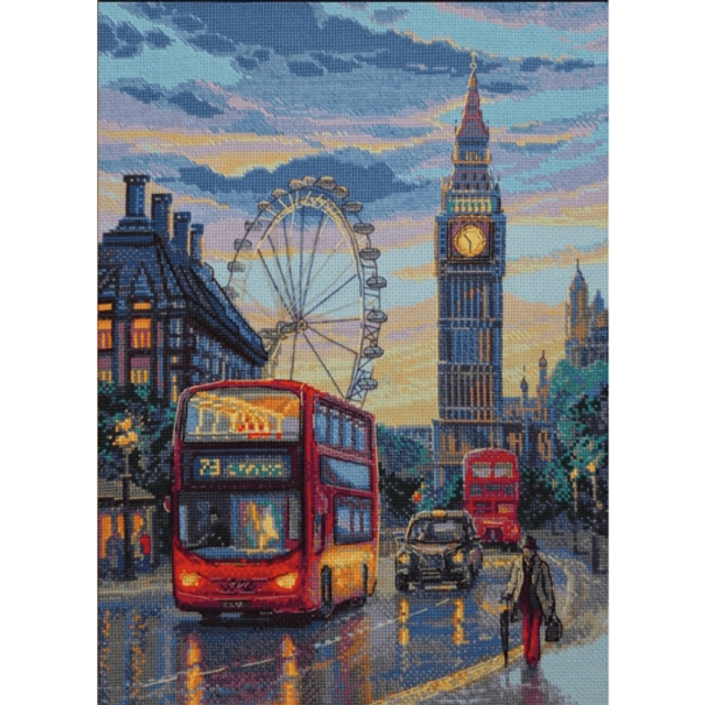 Aine Rainy London Counted Cross Stitch Kit