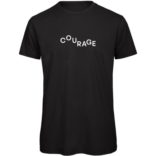 Herren T-Shirt kurzarm "COURAGE"