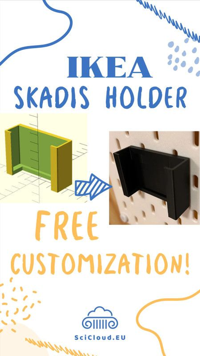 M0071 Customized Holder For Skadis