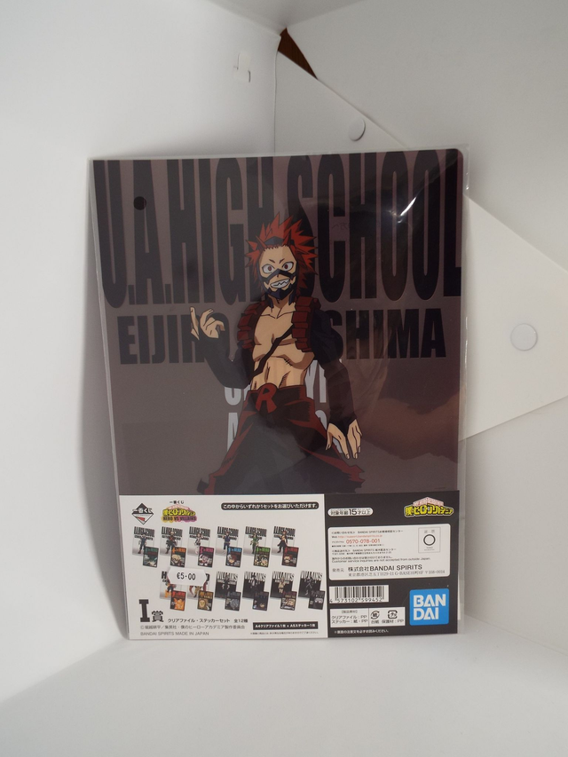 My Hero Academia Eijiro Kirishima Clear File ~ Anime Japan