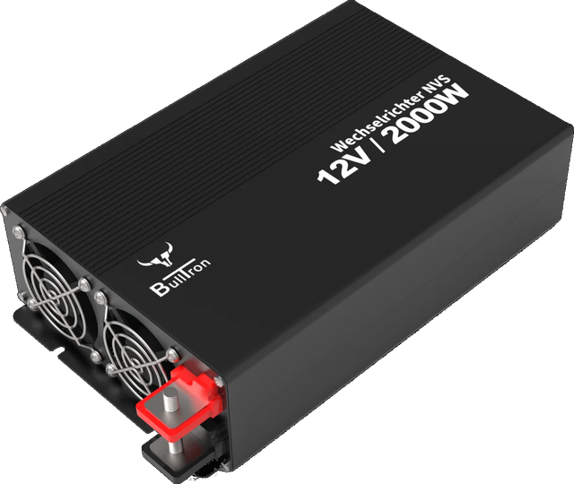 BullTron Wechselrichter NVS 2000W mit Netzvorrangschaltung und Fernbedienung - 0% MwSt.