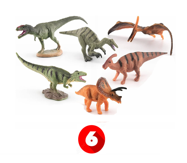 Gift pack of 6 Dinosaur Toy Figures  - save money (includes delivery)