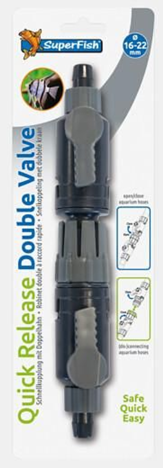 Sf Quick Release Double Valve 16-22 cm 8715897312700