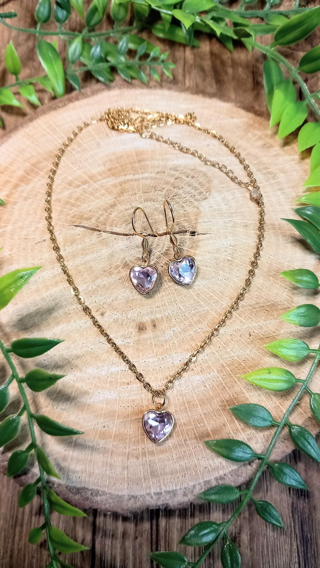 Parure coeur