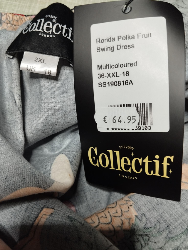 Robe Collectif Ronda Polka Fruit Swing T46/50