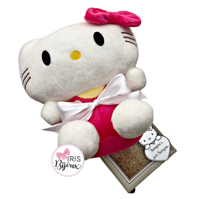 Peluche Hello Kitty con cornice 