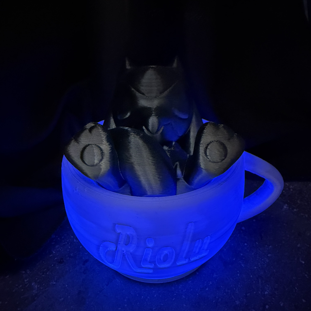 Fanart pla effetto multicolor o glitter