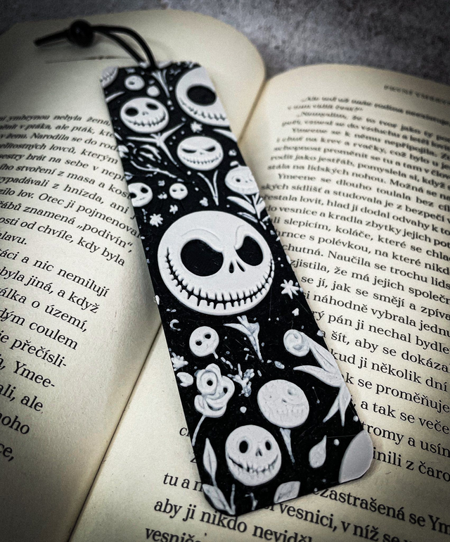 Záložka Jack Skelington