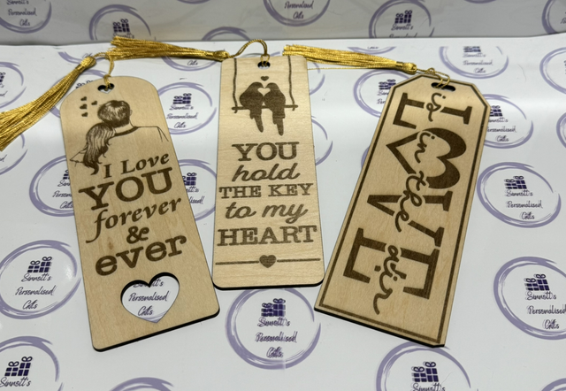 Love wooden bookmarks 