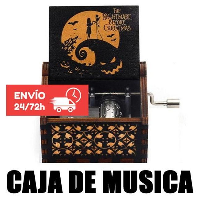 CAJA DE MUSICA MANUAL PESADILLA ANTES DE NAVIDAD
