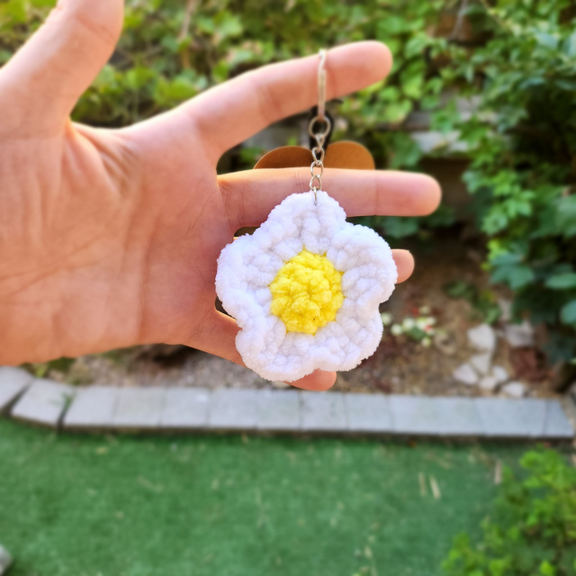 Porte clé fleur