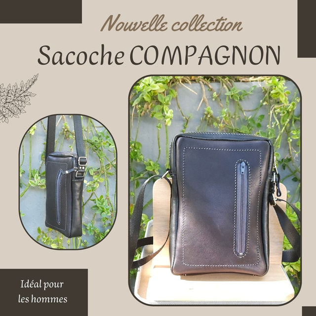 Sacoche Compagnon - Noir