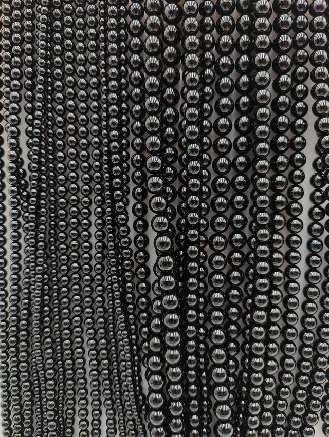Tourmaline noire - Perles polies