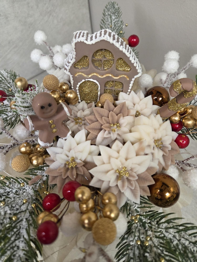 Bouquet fondant Houx 