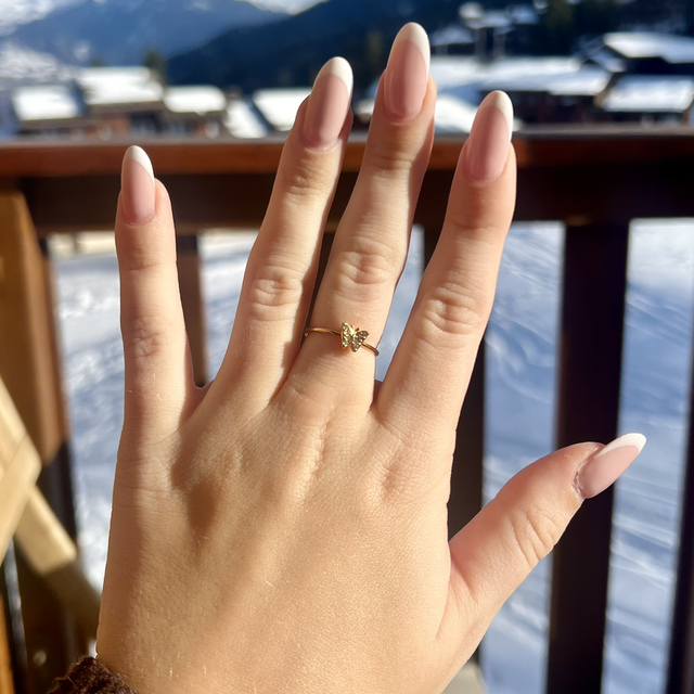 Bague papillon 