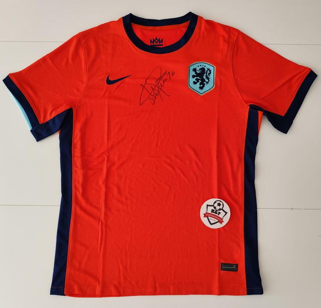 Gesigneerd Wesley Sneijder Nederlands elftal shirt