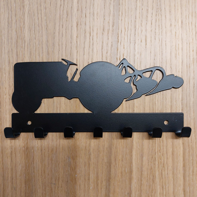 Tractor &amp; Plough Key Hook