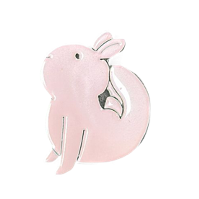 Acrobatics Bunny Pin Badge