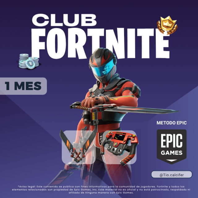 Club Fortnite Epic 1 mes