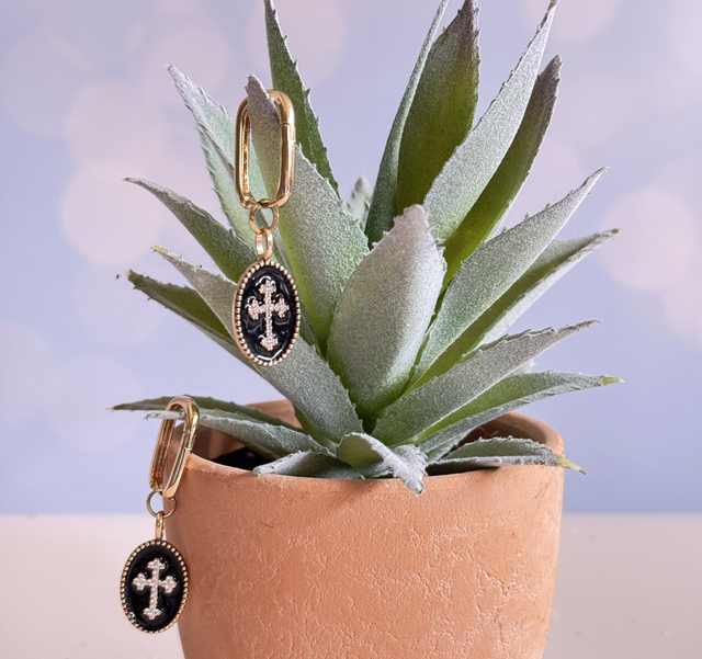 Créoles Rock Médaille