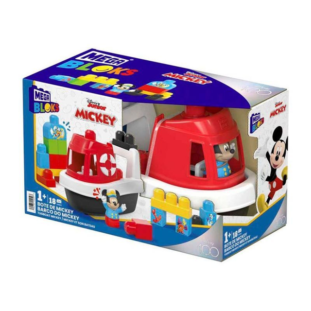 Mega Bloks Juguete de Construcción Clásico Bote de Mickey