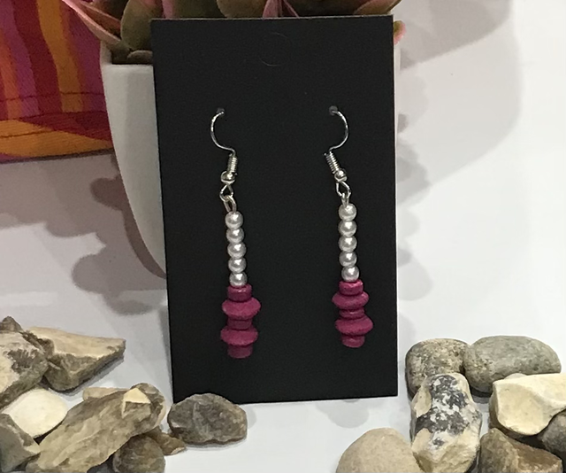 Pink Dangling Earrings - PDE32
