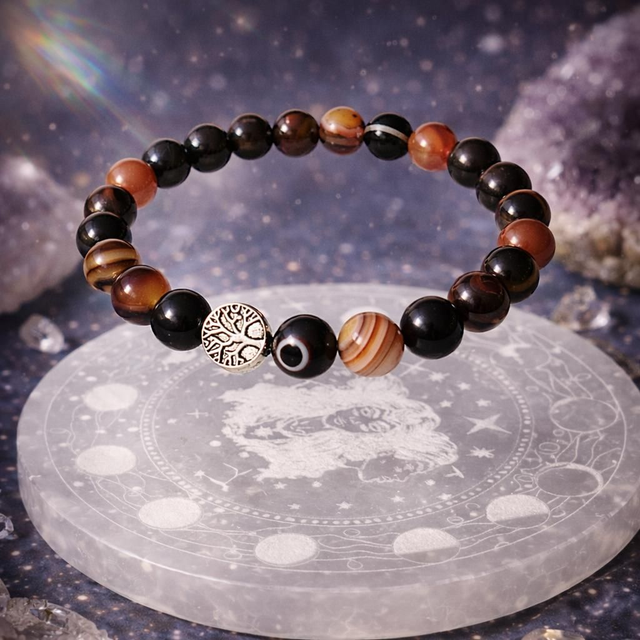 Bracelet AGATE DREAM 8 mm – Sérénité et de Renouveau intérieur