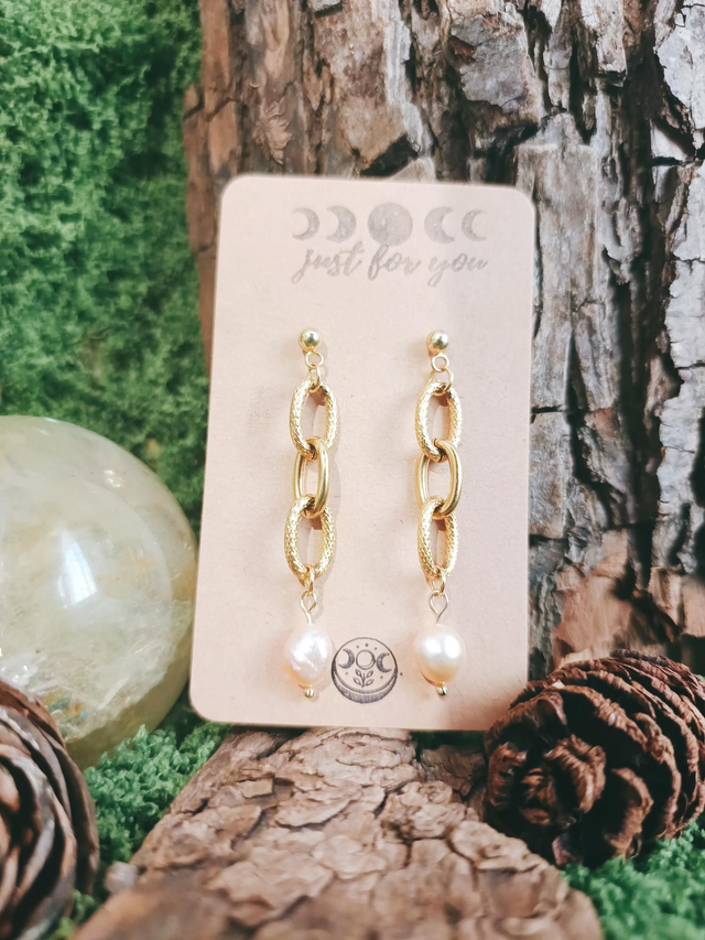 BOUCLES - OCEAN&#039;S WHISPER (perle d&#039;eau douce)