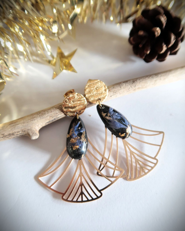 Boucles d'oreilles fleuries Eternité | BO040