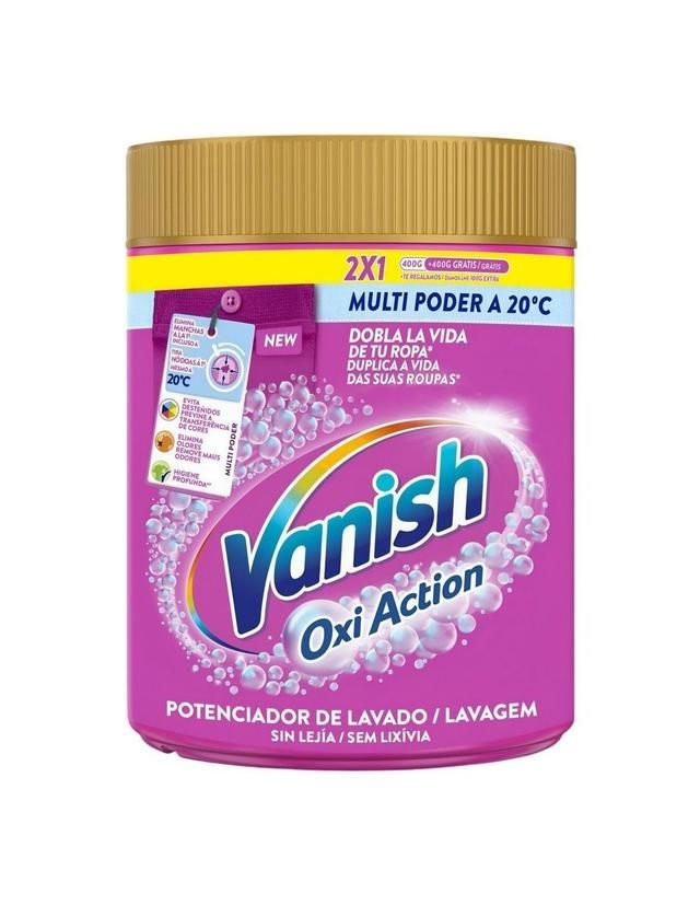 Vanish Quitamanchas Pink Oxi Advance Polvo 900gr