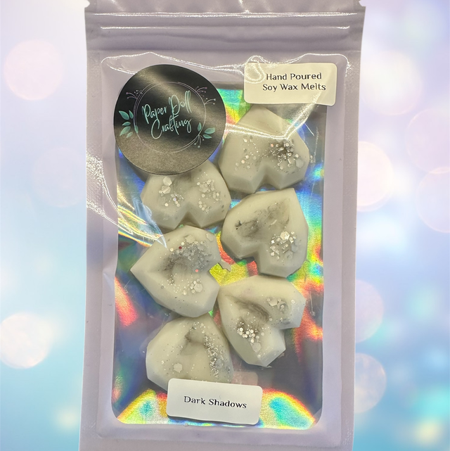 Soy Wax Melt Hearts - Dark Shadows