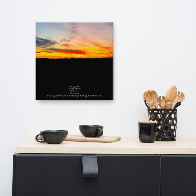  Canvas sunset wonderful peace vertical 