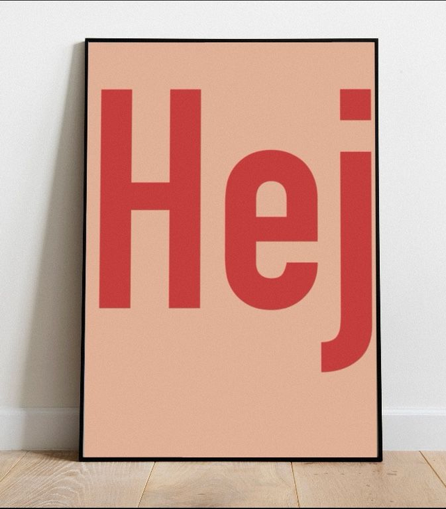 Hej - Poster