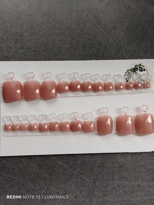 Nude marron paillettes 