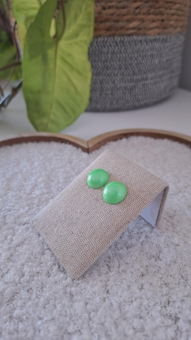 Puces rondes vertes fluo