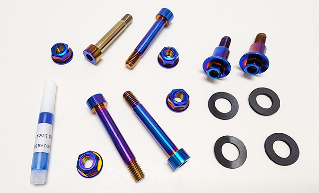 Kit visserie titane biellettes arrière Warp9