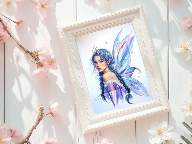 The Blue Fairy - printed reproduction