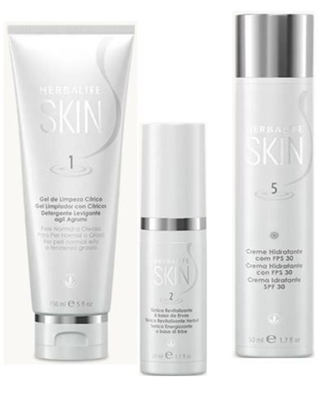 Herbalife® SKIN Kit Base – Detergente + Tonico + Crema Idratante SPF 30