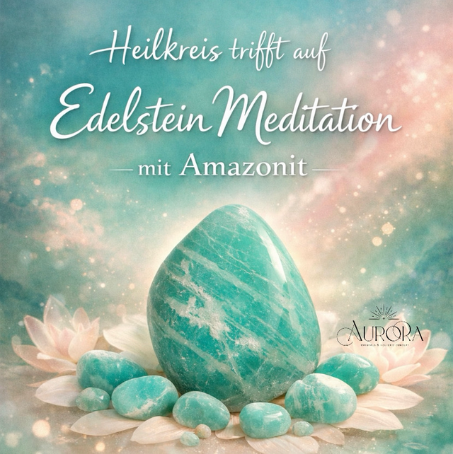 Amazonit Heilkreis trifft Edelsteinmeditation 22.3.26