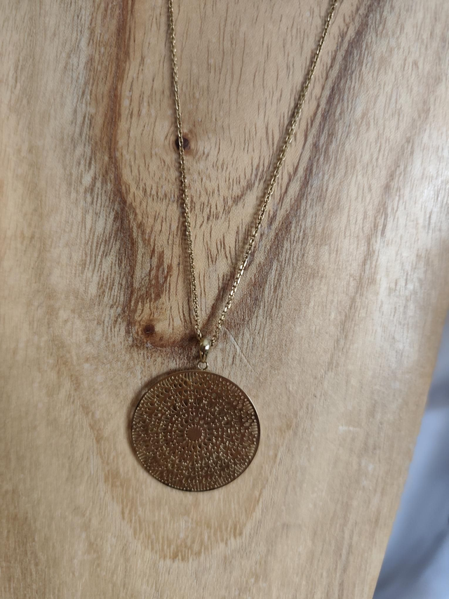 SAUTOIR GOLD /MEDAILLON 0000500