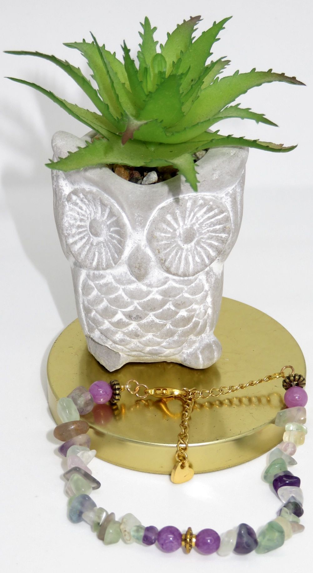 Bracelet en Fluorine et fermoir