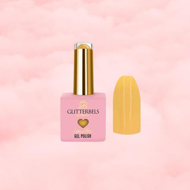 Glitterbels Custard Mustard Hema Free Gel Polish 8ml