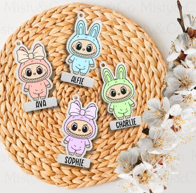 Monster keyring
