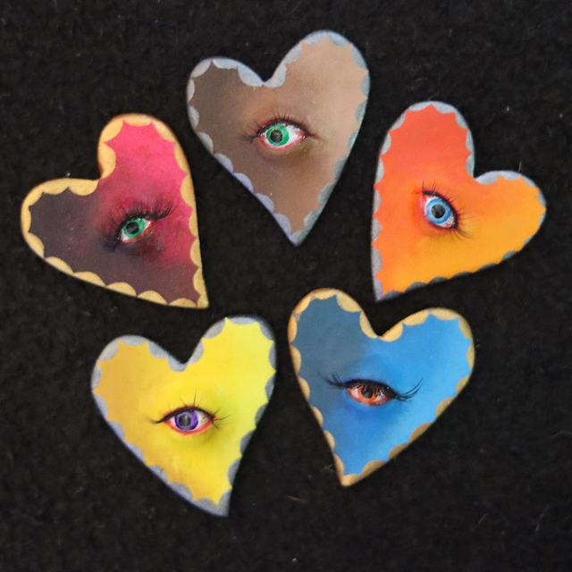 Magnets coeur sacré