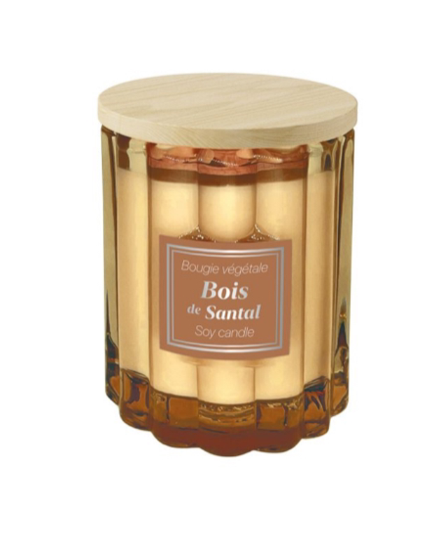BOUGIE VÉGÉTALE BOIS DE SANTAL – 100G