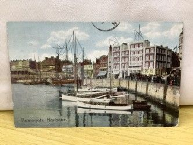 Ramsgate Harbour, Kent, Shurey's Publications Posted 1909 Postcard. Our Ref No. R104 £2.50