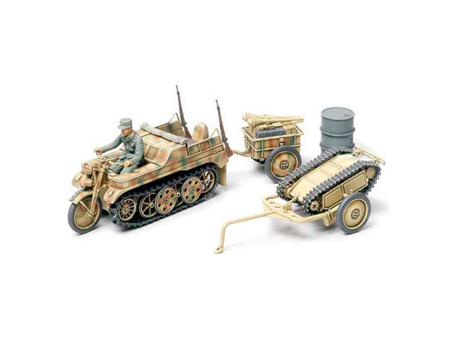 Kettenkraftrad et Goliath Tamiya 32502 1/48