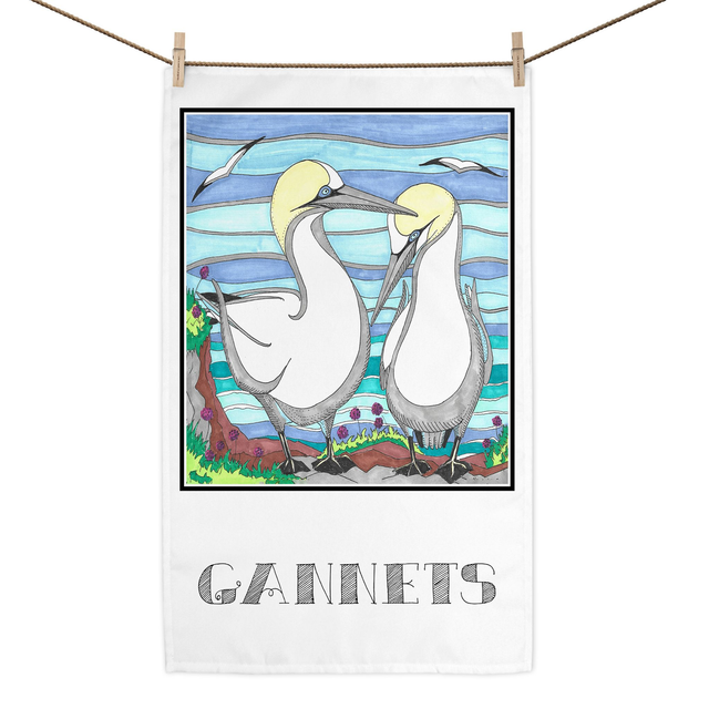 Gannet Tea towel 
