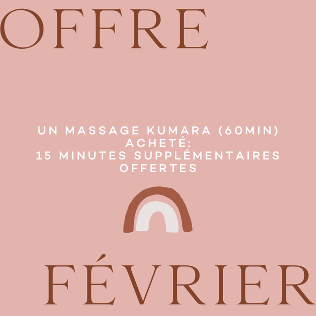Massage Kumara 60min + 15min offertes